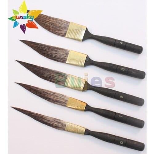 Original Germany da vinci 703 Imitation squirrel hair Synthetic fiber Watercolor brush Dagger shaped Line drawing brush