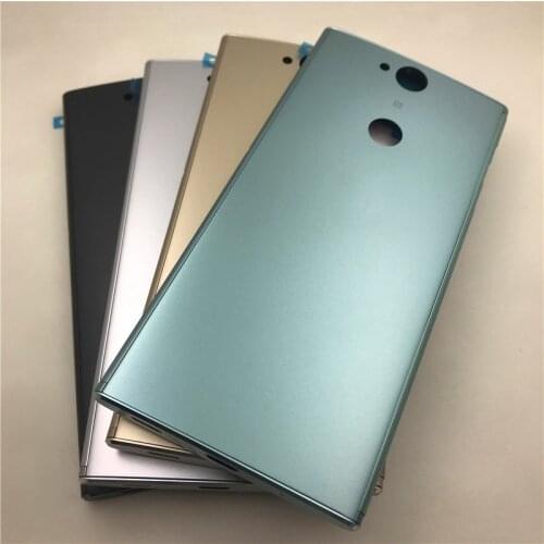 Original New Full Housing For Sony Xperia XA2P XA2 Plus Middle Front Frame Bezel Housing With Battery Back Cover + Side strip