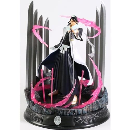 Bleach Kuchiki Byakuya PVC Figure Toy Statue Doll Gift 32cm
