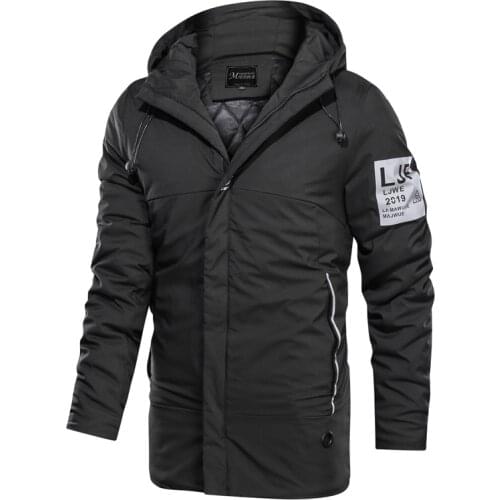 Pop winter long coat parkas men warm jackets casual hooded men outerwear thick jacket male long outwear windbreak brand clothing