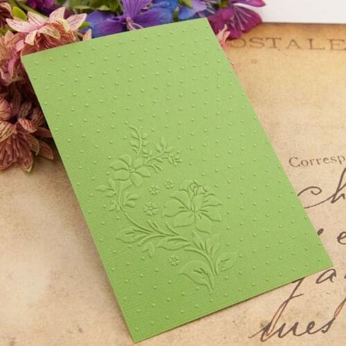 Plastic Embossing Folder Template DIY Scrapbook Photo Album Card Making Decoration Crafts Flower E56C