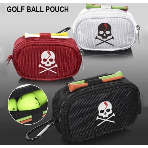 Portable Golf Bag Men Women Waist Pack Waist Belt Pouch Golf Ball Holder Bag Waterproof Organizer with 2 Tees Golf Accessories