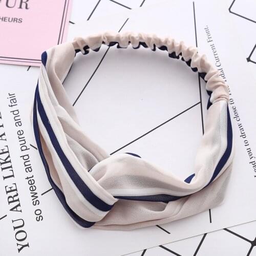 1PC Vintage Style Elastic Lady Hairband Top Knot Turban Female Knotted Headband HeadWrap Hair Accessories for Women bandana