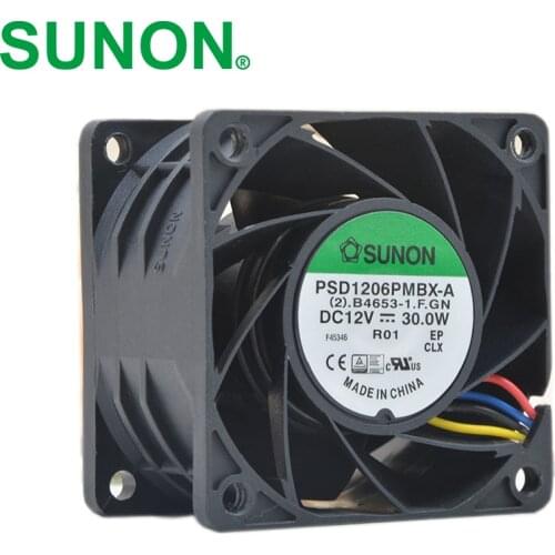 PSD1206PMBX-A 6038 6CM 30W SUNON Double Ball Fan 6038 For Ant S7 S9 Shenma M3 Power supply cooling Fan Super violent wind