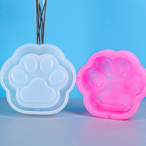 R58E Crystal Epoxy Resin Mold Cat Claw Ashtray Casting Silicone Mould DIY Crafts Making Tool