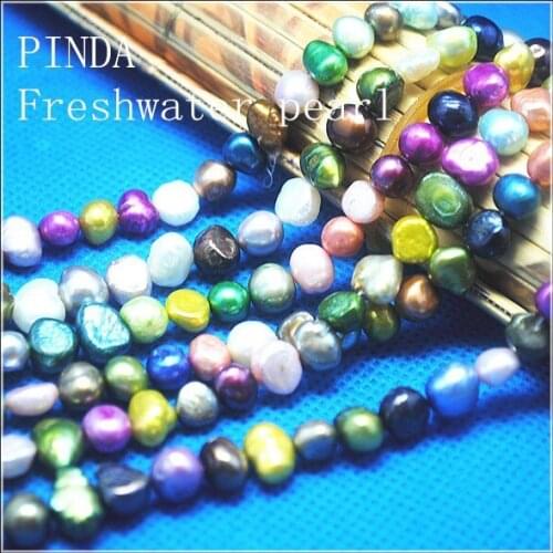 Cultured freshwater pearl strings baroque shape size 8-9mm 36cm length top fashion diy beads accessories