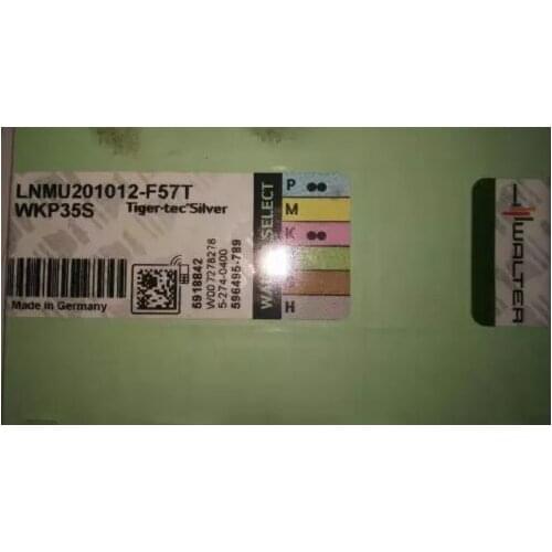 10PCS CARBIDE INSERT LNMU201012-F57T WKP35S