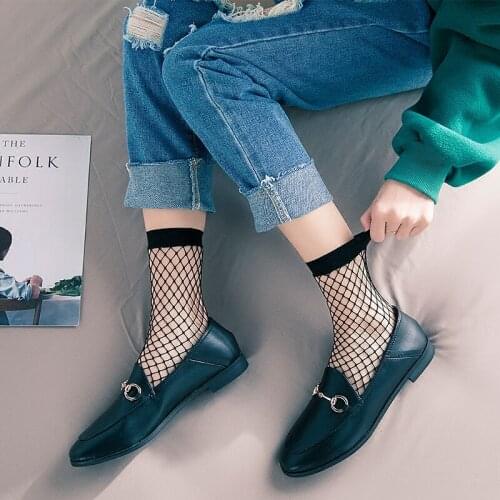 3 PC Lot Women Girl Fashion Mesh Socks For Summer Black Fishnet Socks Breathable Short Socks For High Heels Hosiery Kids Socks