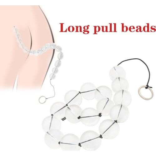 30 Glass Anal plug Butt Crystal Balls Vaginal Plug Sex Toys for Women Men Erotic Ring Handheld Anal Bead Dildo Adult Products