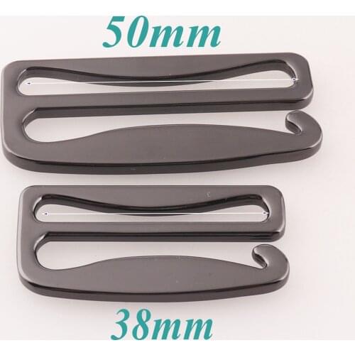 8 PCS 38MM/50mm Gunmetal Metal G Buckle G Hooks Strap Slider Hooks ZINC Alloy G-Hook,High Quality Clasps,Leather Handle Webbing