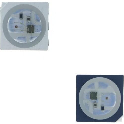 50~1000pcs WS2813 (6pins) Dual-signal 5050 SMD Black/White version Individually Addressable Digital RGB LED Chip DC5V