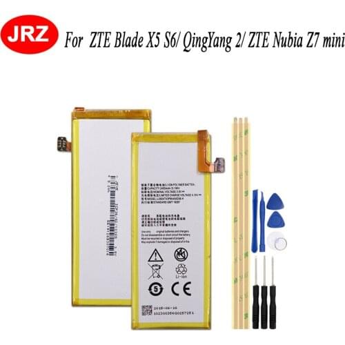Li3823T43P6hA54236-H For ZTE Blade X5 Blade S6 QingYang 2 G717C G718C A880 B880 ZTE Nubia Z7 mini NX507J Batteria Batterie+Tools