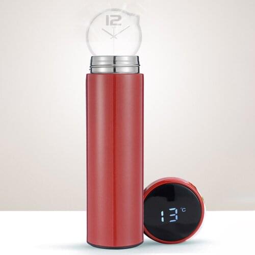 Car Cup Travel Thermal Water Bottle with LED Temperature Display Stainless Steel Insulated Water Bottle Travel Modern Mug