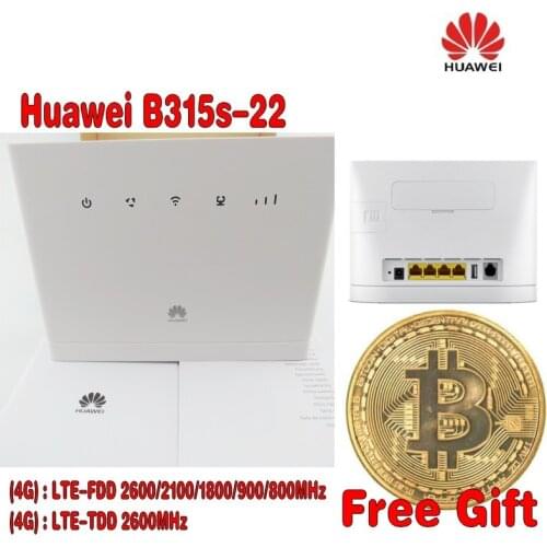 HUAWEI B315s-22 4G LTE 150Mbps FDD TDD Wireless CPE Router Unlocked + Free Gift+2pcs 4g B315 antenna