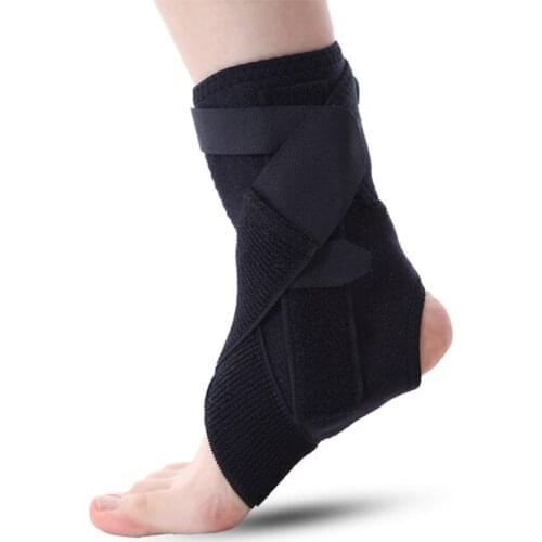Ankle joint fixation brace foot support valgus correction sagging orthosis sprain fracture splint rehabilitation support