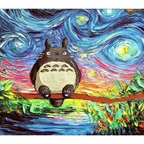 Painting By Numbers Oil Painting DIY Dropshipping 40x50 50x65 60x75cm Cartoon Fat Cat Animal Wedding Decoration Art picture Gift