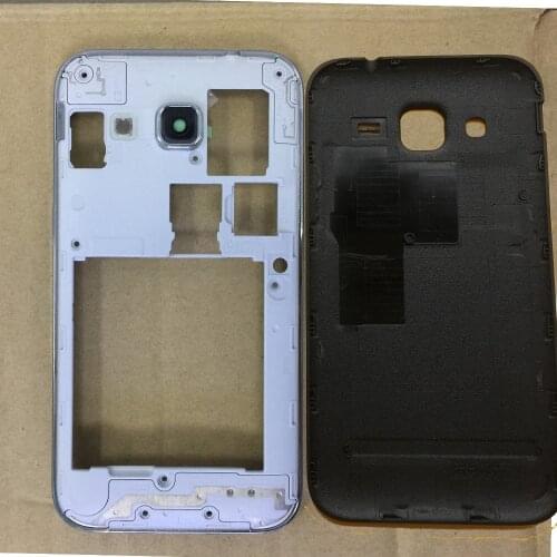 For Samsung Galaxy Core Prime G360 Original Phone Housing Middle Frame With Rear Battery Door Back Cover Dual SIM
