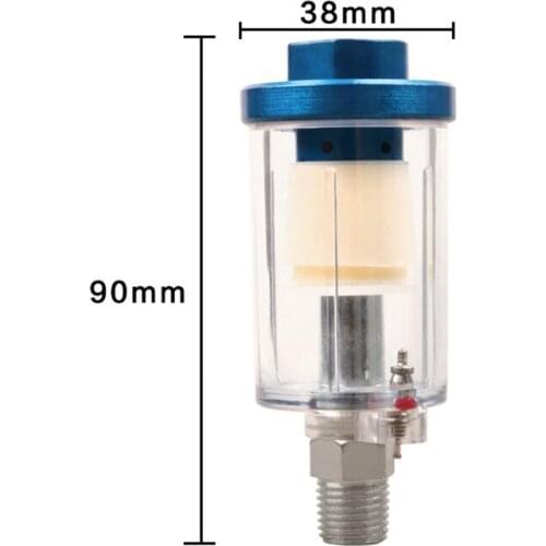 Pneumatic Spray Gun Accessories Strong Plastic Oil Filter Oil-Water Separator Air Spray Gun Small Tail Gas Filter 90mm*38mm
