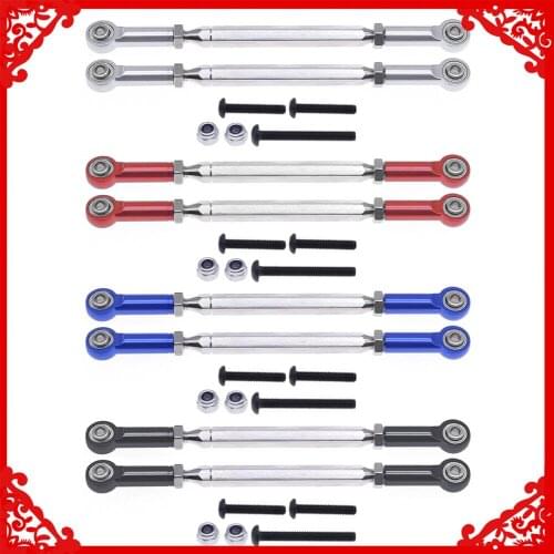 RCAWD 2pcs alloy + #45 steel front and rear upper link for 1-10 RGT 86100 86110 FTX5579 Outback Fury crawler part