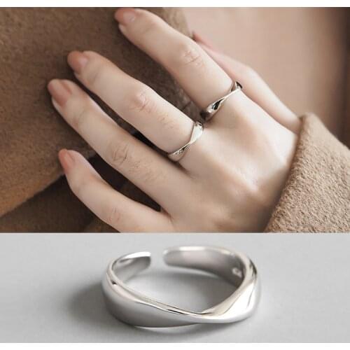 Romantic Charming Open Chains Ring for Women Vintage Boho Party Rings Gothic Punk Jewelry Gifts for Girls 2021