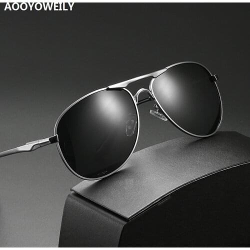 Fashion Men Sunglasses Polarized Glasses Women Pilot Retro Designer Sunglasses For Man Driving Fishing Shades Anti-glare UV400