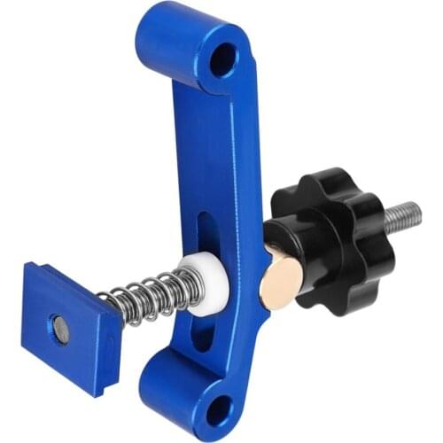 T-Track Platen Miter Clamps Strong Toughness Wooden Track Clamping Chute Blocks Portable for Woodworking Table