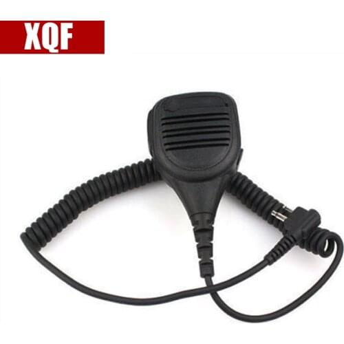 XQF 10PCS PMMN4013A 2 Pin Speaker Microphone for Motorola Radio GP68 GP88 GP88S GP300 Radio