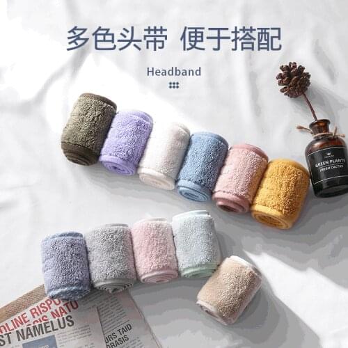 Face Wash Hair Band Women Soft Velcro With Fur Girls Headbands Fit Any Size Hair Accessories
