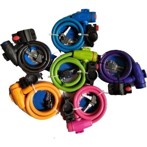 1Pcs Bicycle Anti-Theft Lock Universal Motorcycle Mtb Bike Security Lock Battery Electric Folding Bike Road Vehicles Wire Rope