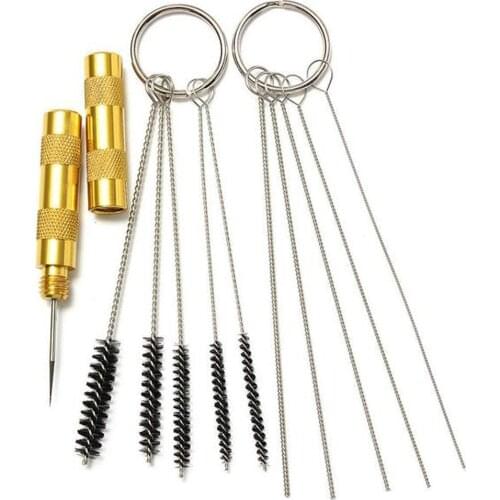 3pcs/ Set Airbrush Spray Cleaning Repair Tools Kit Stainless Steel Needle Brush Set B99