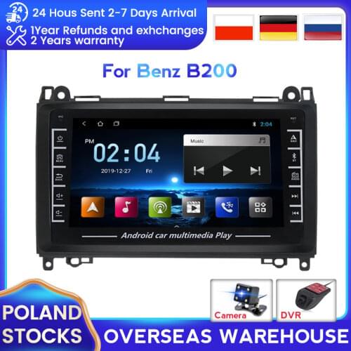 Android Radio 2 Din 9'' Car Stereo Player for Mercedes Benz B200 Sprinter W906 W639 AB Class W169 W245 Viano Vito Radio GPS Navi