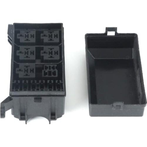 Car fuse box car modification 6-way fuse box seat RV master control plastic junction box and accessories