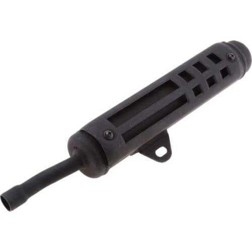 Black Motorcycle Exhaust Muffler Silencer Pipe For Yamaha PW80 PW 80 Cafe Racer Exhaust Assembly Motorcycle Accessories