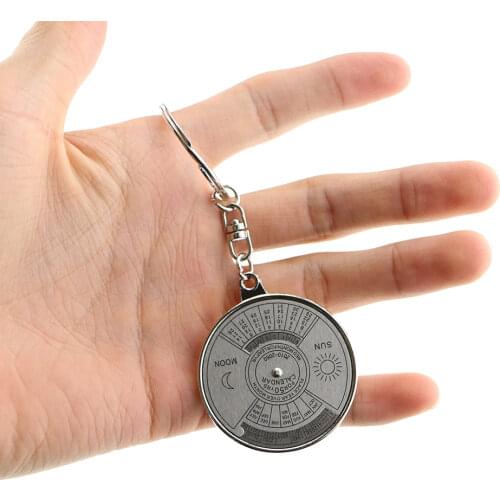 Color My Life Car Calendar Key Chain Keychain Key Ring Case for Nissan Qashqai X-trail Mazda 3 6 5 2 Renault Mitsubishi Lada