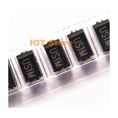 US1M DIODE GEN PURP 1KV 1A DO214AC