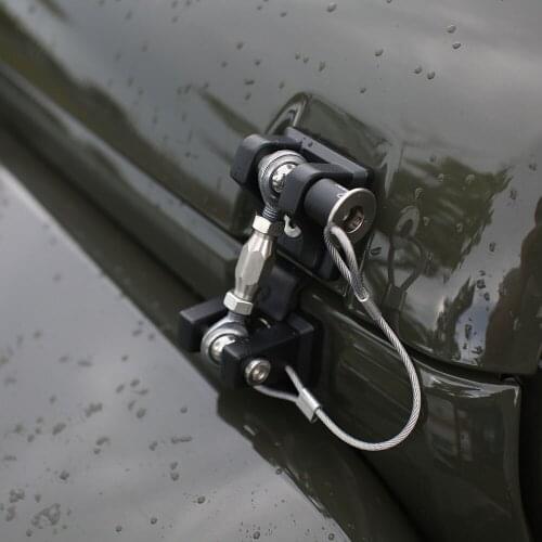 J269 Hood Catch Set vehicle jeep JK wrangler 2007-2017 Aluminum For Jeep For for wrangler JK Hood Latch 2pcs lantsun