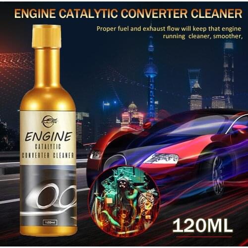 120ml Engine Catalytic Converter Cleaner Engine Carbon Deposit Remove Car Fuel Treasure Gasoline Additive Multipurpose Cleaner
