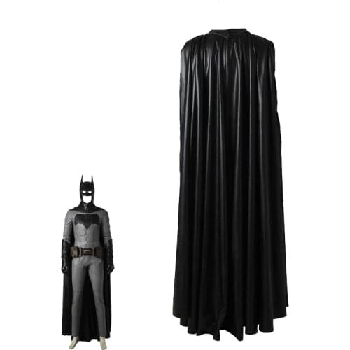 Superhero League Bat Bruce Wayne Cape Cosplay Costume Halloween Carnival Black Cloak Clothing Accessories
