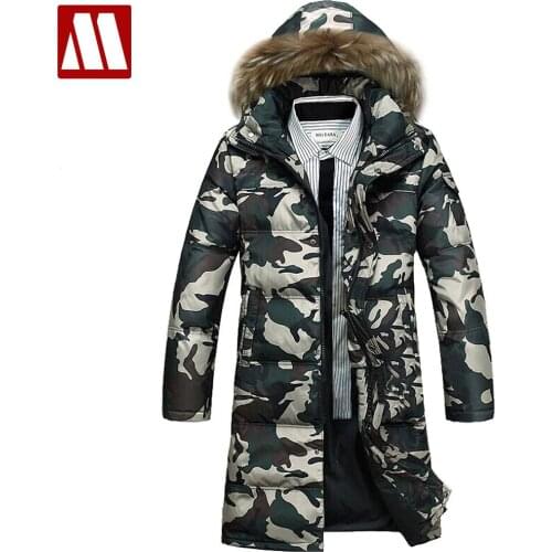 MYDBSH Men's Long Down Jackets