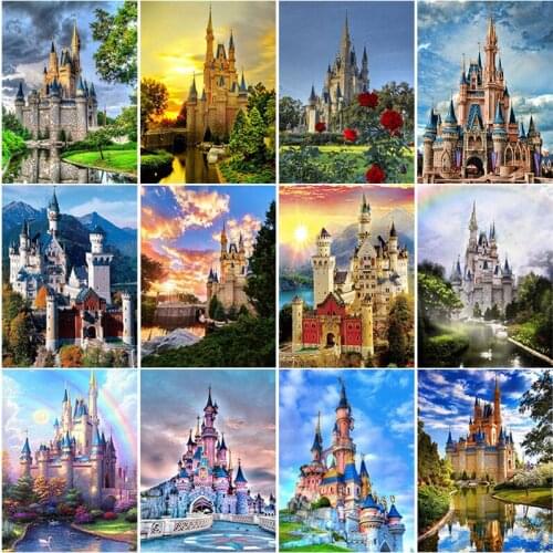 DIY 5D Beautiful Mountain Decoration Diamond Painting Full Square Drill Rhinestone Embroidery Cross Stitch Kit Handmade Decor