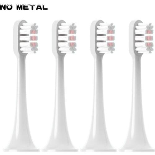 Healthy No Metal Blue Replacement Brush Heads For XIAOMI T300/500 Vacuum Clean White Pink Replace Soft DuPont Brush Bristle