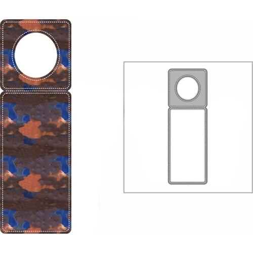 New Folded Rectangle Round Hole Craft Embossing Mold 2021 Metal Cutting Dies for DIY Decorative Scrapbooking Album Card Making