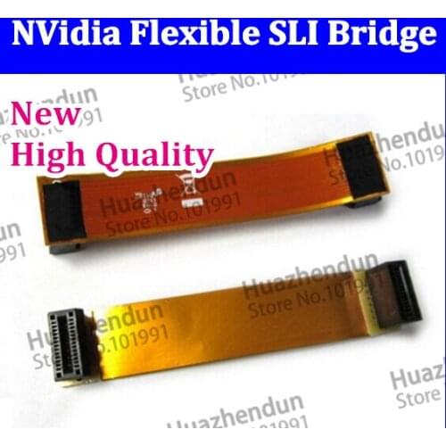Original New Two Way for NVidia Flexible SLI Bridge PCI-E Video Connector Free Shipping sli adapter 1pcs/lot Hiagh Quality
