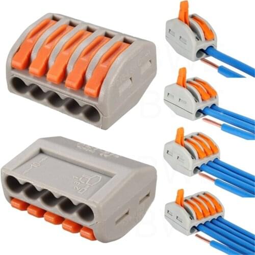 ​PCT 2/3/4/5/8 Way Fast Electric Wire Connector for Universal Cable
