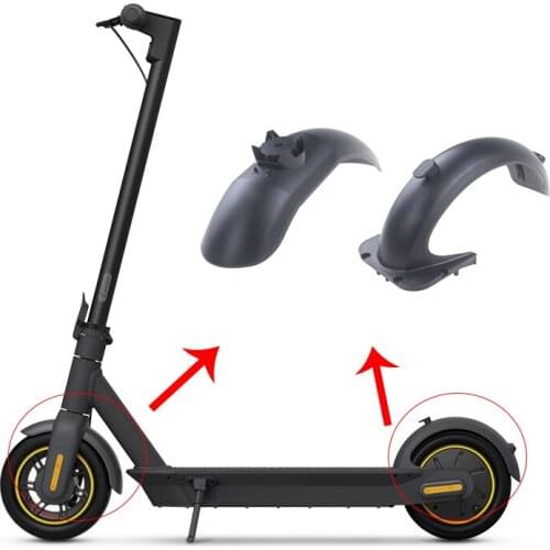 Front Fender And Rear Fender for Ninebot G30 Max Electric Scooter Plastic Water Baffle Rear Shield Tyre Splash Guard Mud Guard