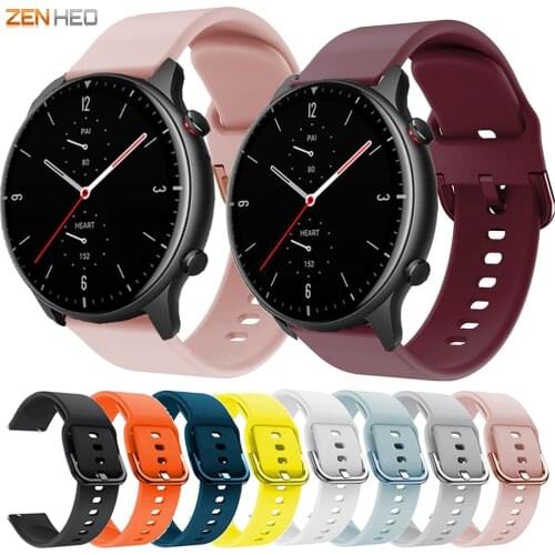 22mm Silicone Strap For Xiaomi Huami Amazfit GTR 2 GTR2 Watch Band for Huawei Watch GT2 Pro/Honor Watch GS Pro Watchband