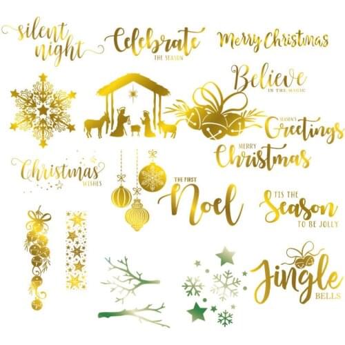 Christmas Greetings Snowflake Metal Hot Foil Plate For DIY Scrapbooking Letterpress Embossing Paper Cards Making Crafts New 2019