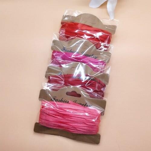 REDJCK 100 Meters 3 mm Width Polyester Satin Ribbon Sewing Scrapbooking Fabric Ribbons For Home Decoration Kimetsu Noyaiba