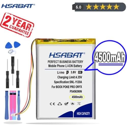 New Arrival [ HSABAT ] 4500mAh Replacement Battery for Onyx boox poke pro onyx book carta Electronic reader Accumulator