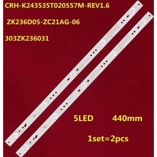 2pcs LED backlight suitable for Konka LED24E330C CRH-K243535T020557M-REV1.6 ZK236D05-ZC21AG-06 303ZK236031 ZK236M06 238D06